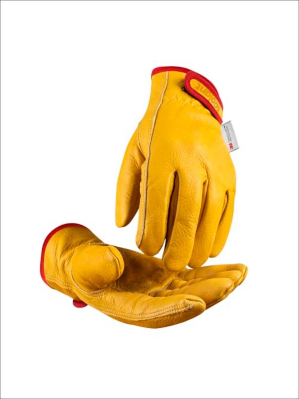 Winter Leather Work Gloves Thermal Insulated Cowhide Thinsulate Lined